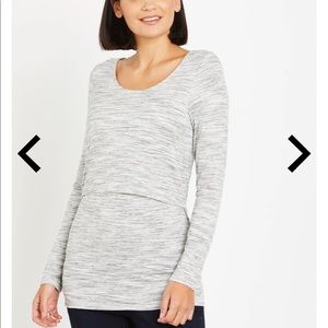 Long sleeve nursing top NWOT